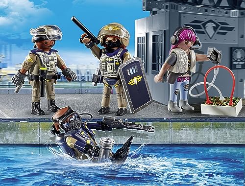 Playmobil City Action politsei eriüksuse mängukomplekt SWAT-sukeldujatega (71146)