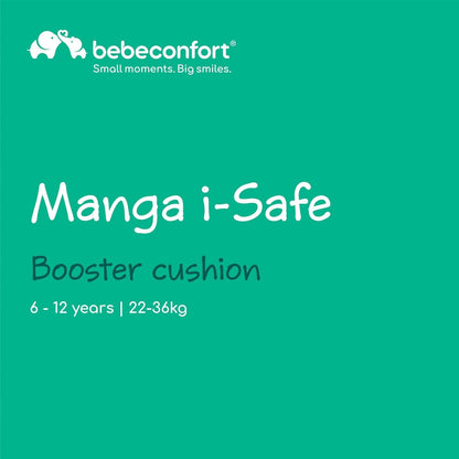 Bebeconfort Manga i-Safe turvaiste, 6–12 a / 22–36 kg, must