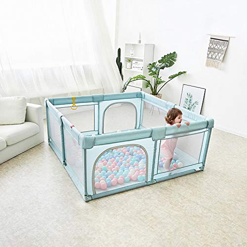 Star Ibaby Oxford XL mänguaedik ülipehme mängumatiga, 125 × 125 cm, hall (Soft Grey)