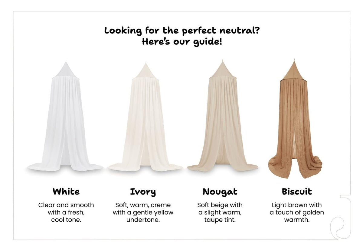 Jollein baldahhiin Vintage Nougat, 245 cm, beebivoodi ja lastetoa jaoks