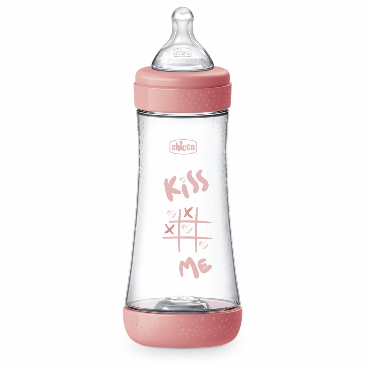Chicco PERFECT 5 antikoolik-lutipudel 300 ml, roosa, 4+ kuud, Intui-flow süsteem