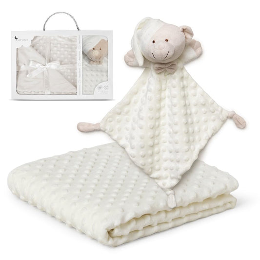 Interbaby beebitekk ja kaisukaru komplekt, 80 × 110 cm, kreem