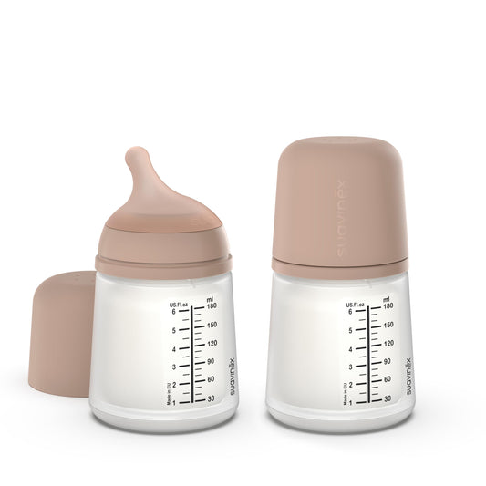 Suavinex Zero Zero koolikutevastane lutipudel (1 tk), 180 ml, A-vooluga, segatoitmiseks