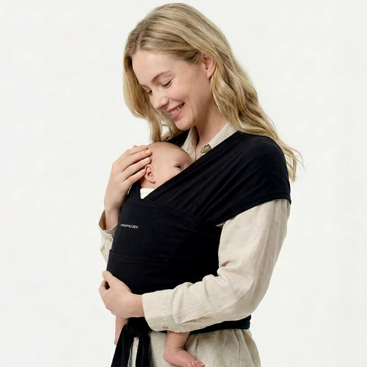 Momcozy elastiline beebikandelina CR001-1, must, 3,6-15 kg