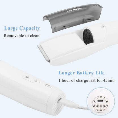 CARER SPARK beebitrimmer vaakumfunktsiooniga, valge, SPK-CDH001-WH