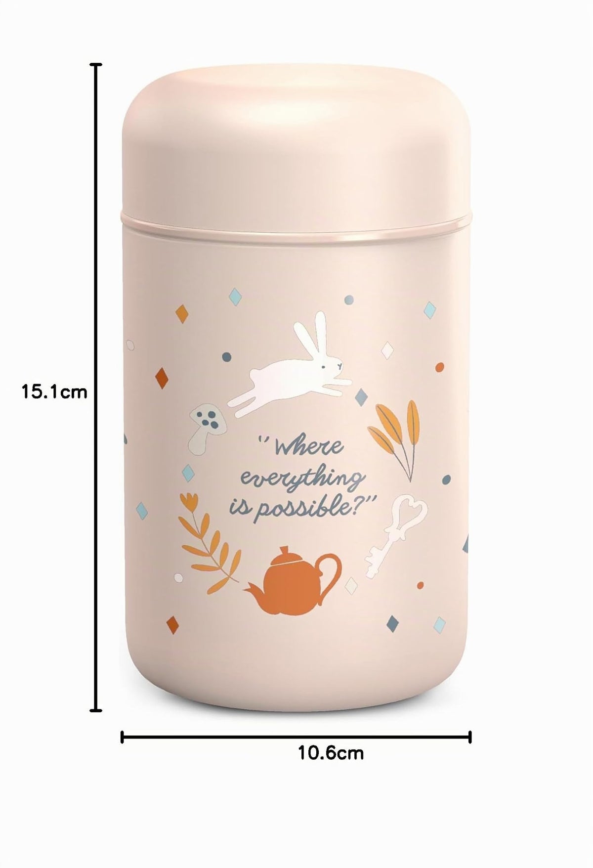 SUAVINEX Wonderland toidutermos beebitoidule 400 ml, roosa (Rose)