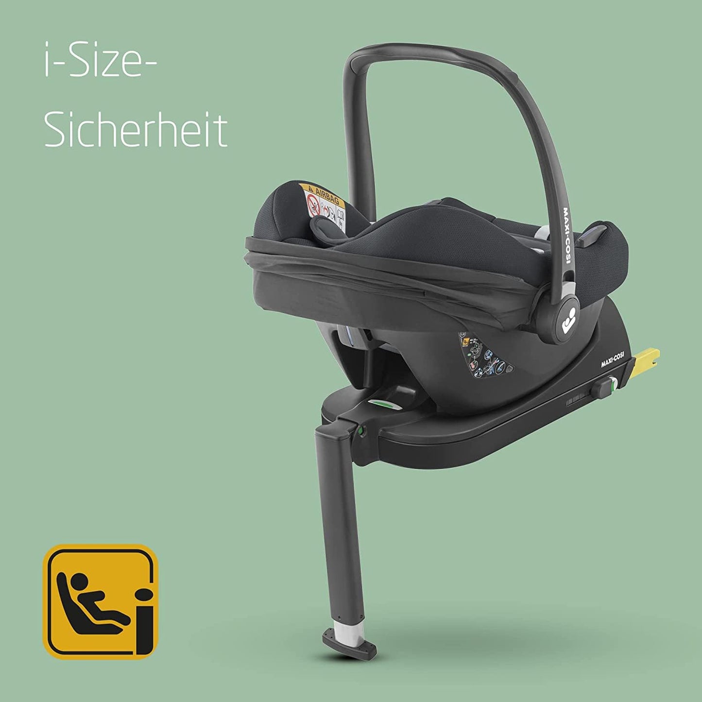 Maxi-Cosi CabrioFix i-Size turvatool Essential Graphite, 0-12 kuud, 3,2 kg