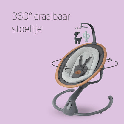 Maxi-Cosi Cassia elektriline beebikiik, 0–6 kuud, 9 kg, 360° pöörlev iste, Essential Graphite