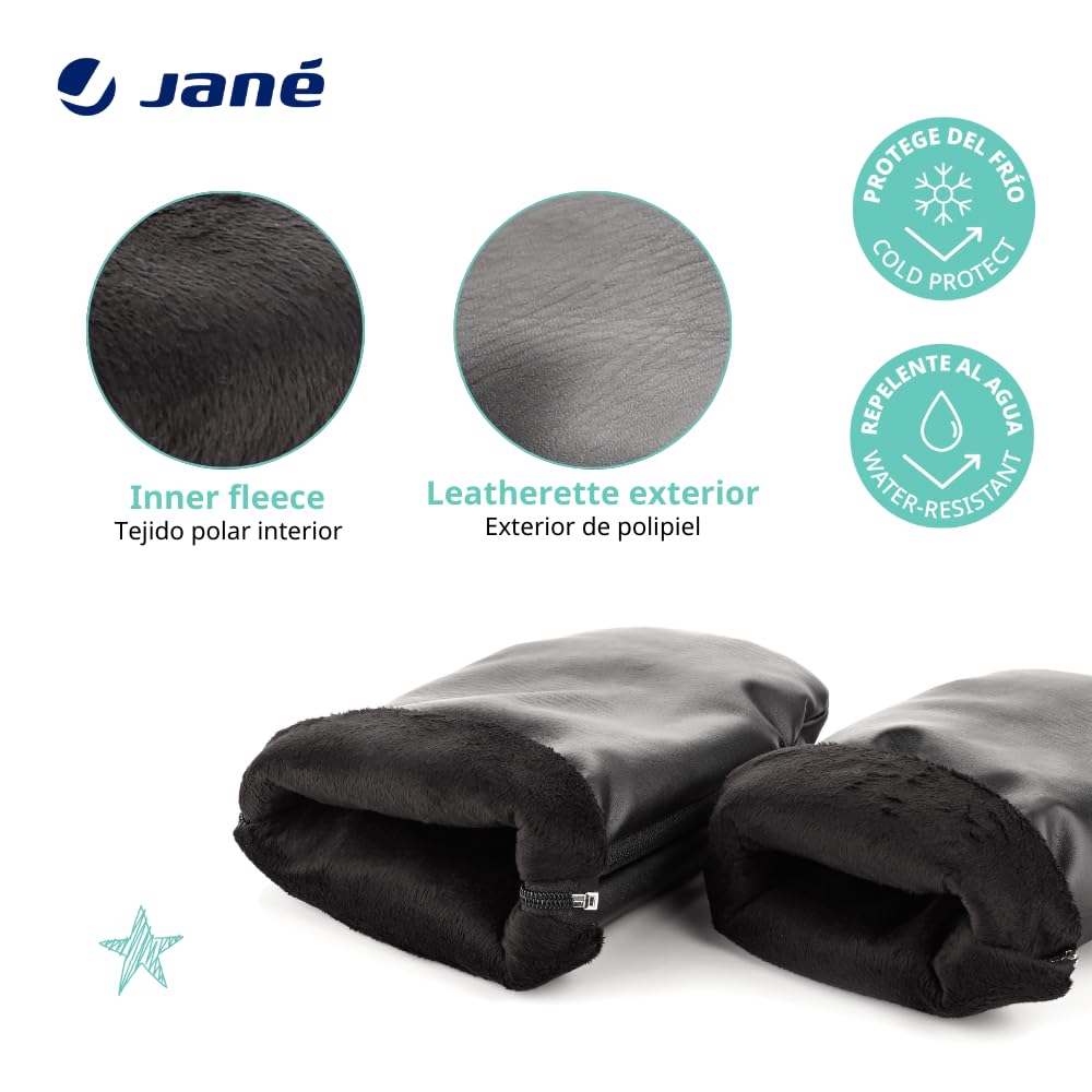 Jane veekindlad vankrikindad, must nahk