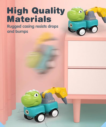 Kizozo DIY dinosauruste auto-komplekt, magnetiline ehitusmänguasi lastele