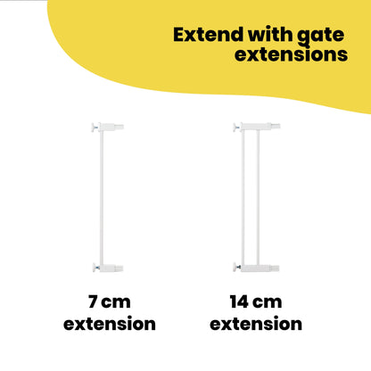 Safety 1st Flat Step turvavärav, 73–80 cm, valge