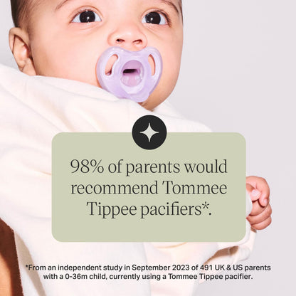 Tommee Tippee Ultra-Light silikoonluttide komplekt, 0–6 kuud, 4 tk, sinine/roheline/läbipaistev