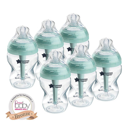 Tommee Tippee Advanced Anti-Colic koolikutevastane lutipudel, 260 ml, 6 tk komplektis