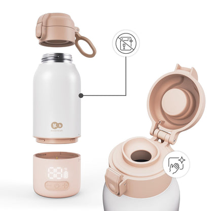 Kinderkraft GAJA pudelisoojendaja 2-ühes termospudel 500 ml, beež