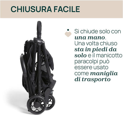 Chicco Urbino kergkäru 0–4 a, kuni 25 kg, must