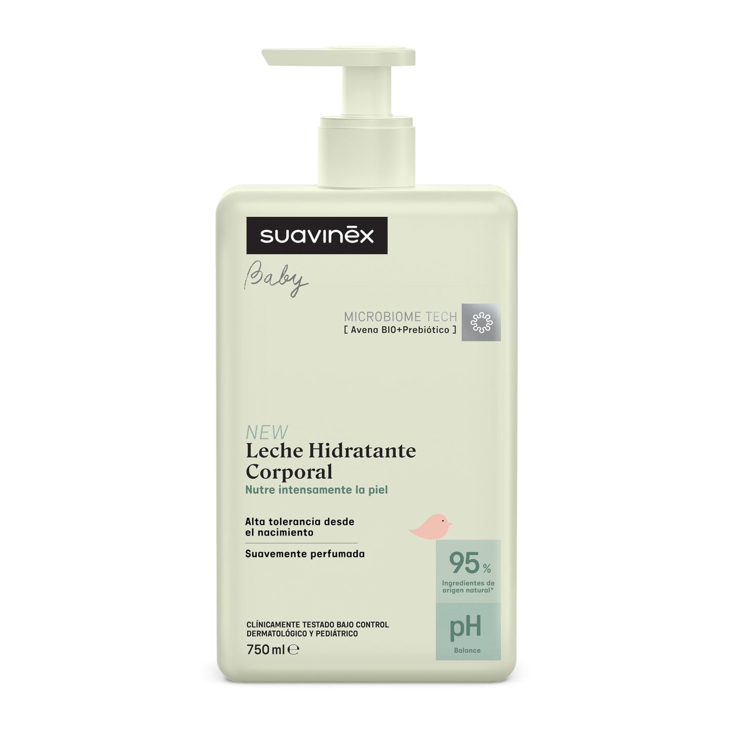 Suavinex niisutav ihupiim beebidele 750 ml – 95% looduslikku päritolu koostisosad