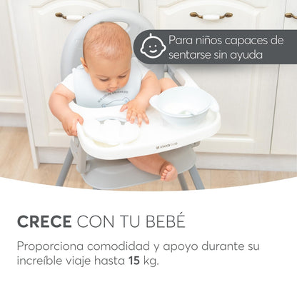 KikkaBoo Spoony 3-in-1 söögitool beebile, kokkupandav, eemaldatava kandikuga – münt