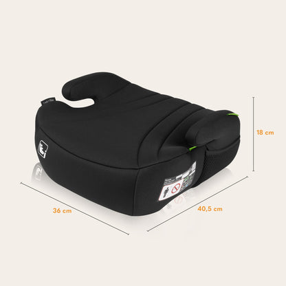Lionelo Luuk I-Size turvaiste 22–36 kg / 125–150 cm, must