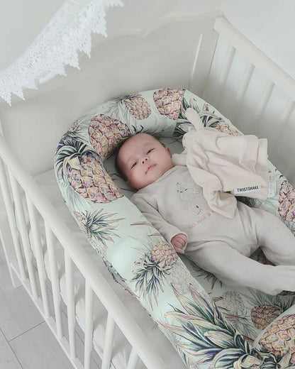 Twistshake beebipesa kate, 100% puuvill, Ananassi muster