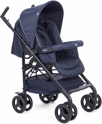 Chicco Trio Sprint 3-in-1 reisisüsteem (vanker, kandekorv ja turvahäll), tumesinine