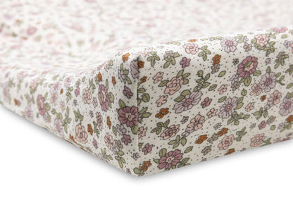 Jollein vahetusmatile mõeldud pehme jersey-kate Retro Flowers, 50 × 70 cm