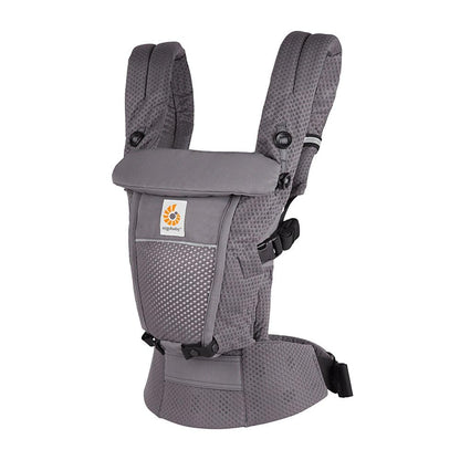 Ergobaby Adapt kandekott vastsündinule, 3 kandesuunda, SoftFlex Mesh, Graphite Grey