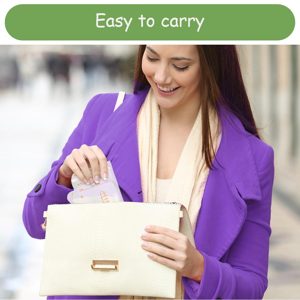 Aolso rinnapiima säilituskotid 250 ml – 80 tk, külmutamiseks ja hoiustamiseks