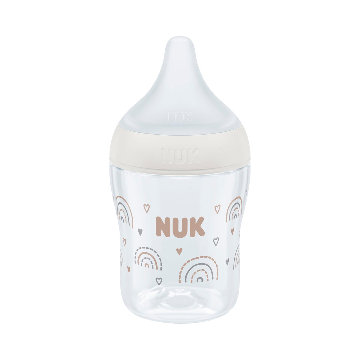 NUK Perfect Match lutipudel 150 ml, Rainbow (0+ kuud)