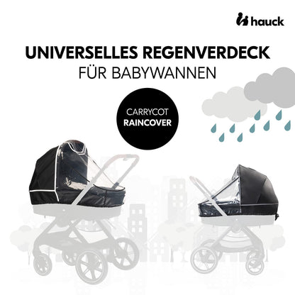 hauck universaalne vihmakile beebivannile, läbipaistev, 67 x 48 x 65 cm