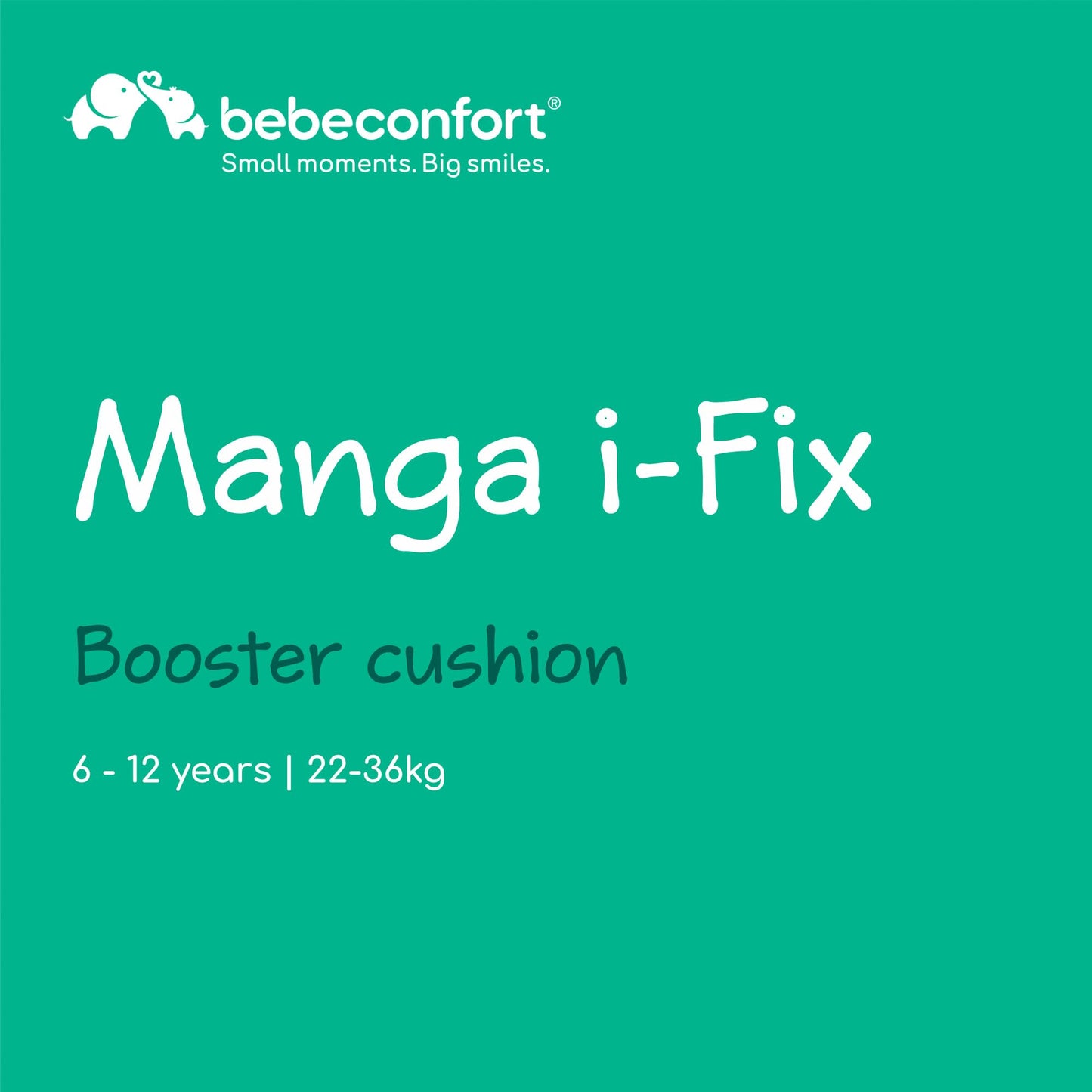Bebeconfort Manga i-Fix turvaiste ISOFIX, Tinted Graphite, 6-12 a, 22-36 kg