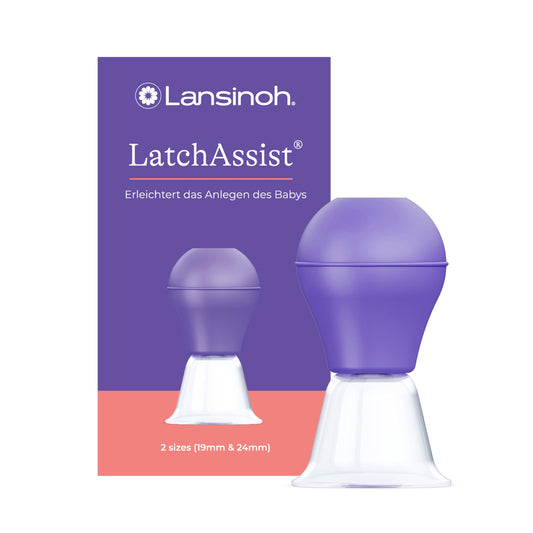 Lansinoh LatchAssist rinnanibu vormija, läbipaistev, 2 lehtrit