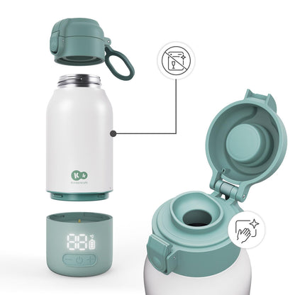 Kinderkraft GAJA pudelisoojendaja 2-ühes termospudel 500 ml, hall