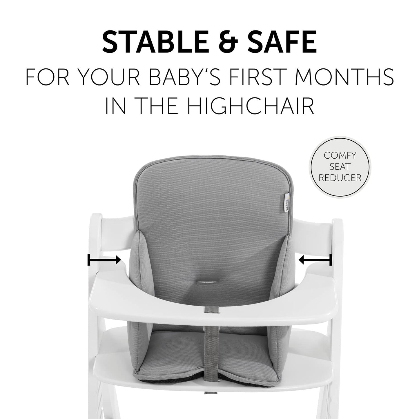 Hauck Alpha Cosy istepehmendus Alpha+ puidust söögitoolile, hall