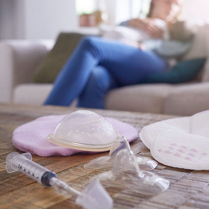 Philips Avent rinnanibukaitsmed SCF153/01, väike suurus 15 mm, 2 tk hoiukarbiga