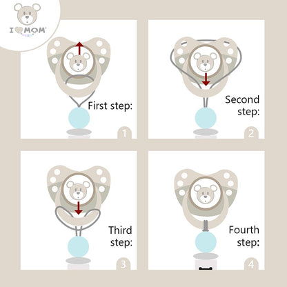 Ruby kangast lutiketi komplekt, 3 tk, puidust klambriga