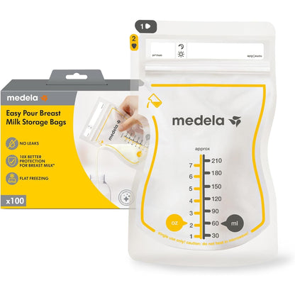 Medela Easy Pour rinnapiima säilituskotid, 210 ml, 50 tk
