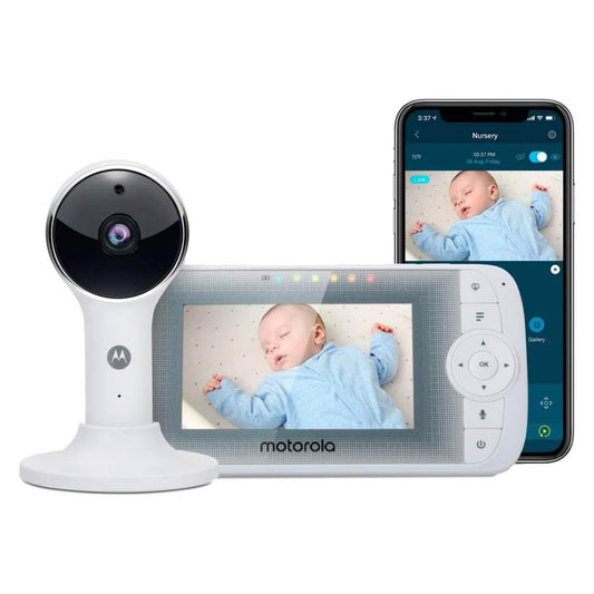 Motorola Nursery VM64 beebimonitor 4,3" ekraani ja WiFi-kaameraga