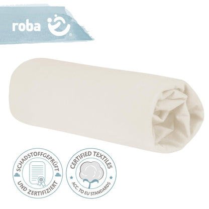 roba kummiga lina Safe Asleep 40 x 90 / 45 x 90, Canadian White