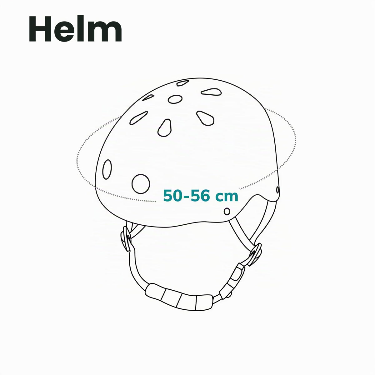 Lionelo Helmet laste kiiver, reguleeritav 50-56 cm, lõuakaitsega, valge