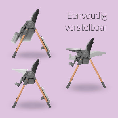 Maxi-Cosi Minla 6-in-1 söögitool 0–14 a, kuni 60 kg – Essential Graphite
