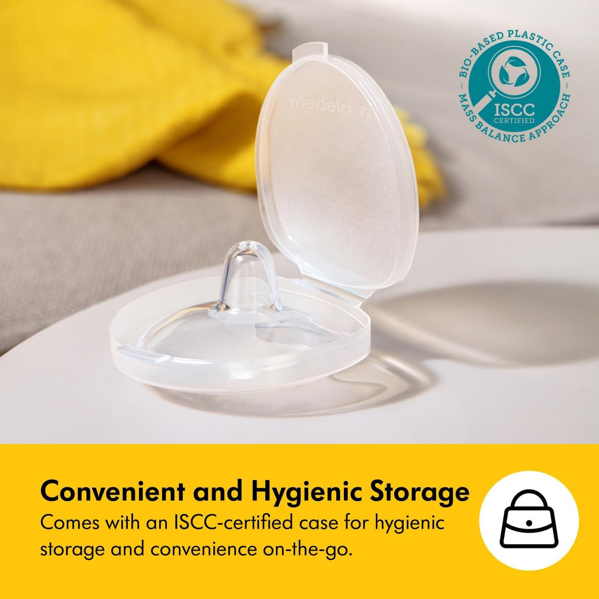 Medela Contact rinnanibukaitsmed silikoonist, 20 mm, 2 tk, läbipaistev