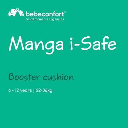 Bebeconfort Manga i-Safe istmekõrgendus 125–150 cm (6–12 a) – Tinted Grey