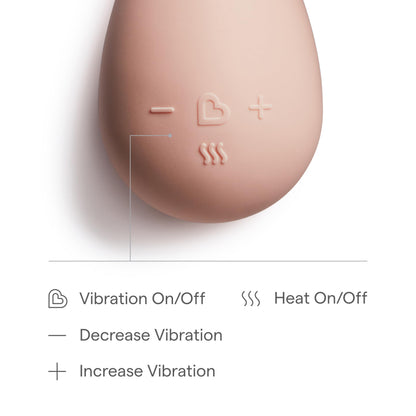 Munchkin Warm Touch laktatsioonimasseerija kuumuse ja vibratsiooniga, vanaroosa (Dusty Rose)