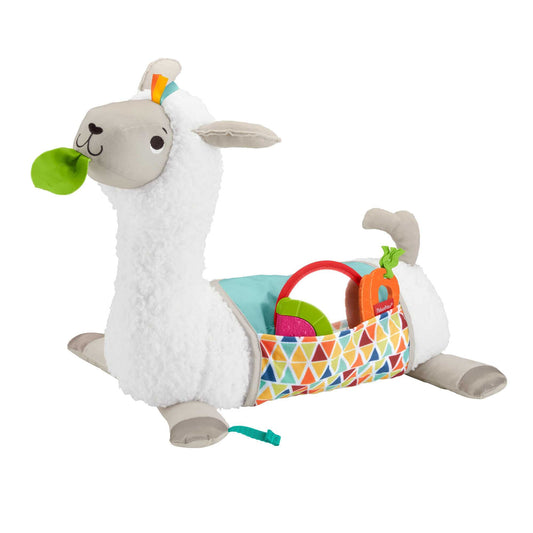 Fisher-Price Tummy Time Llama Plush sensoorne kõhuli mänguasi alates sünnist
