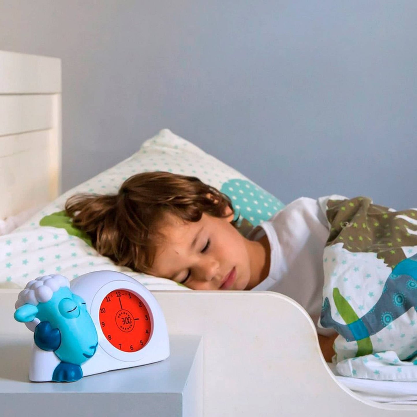 ZAZU Sam the Lamb unetreener ja äratuskell lastele, sinine