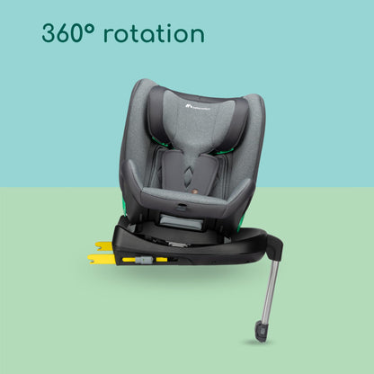 Bebeconfort RevolveFix Plus 360 i-Size pööratav turvatool 40–150 cm (0–12 a), hall
