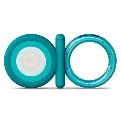 Suavinex jahutav silikoonist närimisrõngas beebile 4+, liblikakujuline, sinine