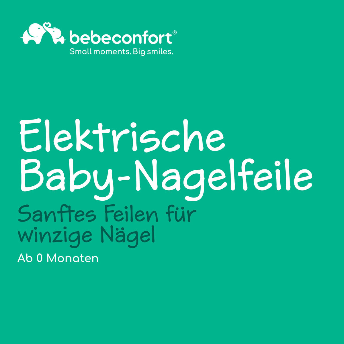 Bebeconfort elektriline beebi küüneviil, roheline, USB-C, 3 kiirust, LED, alates sünnist