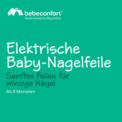 Bebeconfort elektriline beebi küüneviil, roheline, USB-C, 3 kiirust, LED, alates sünnist