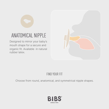 BIBS Colour anatoomiline lutt 0–6 kuud, 2 tk (Sage / Hunter Green)